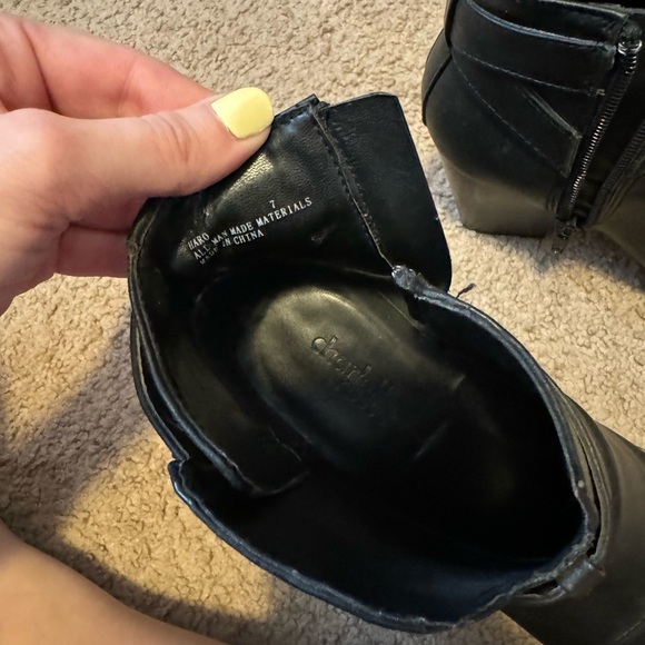 Black heeled booties - Picture 5 of 6